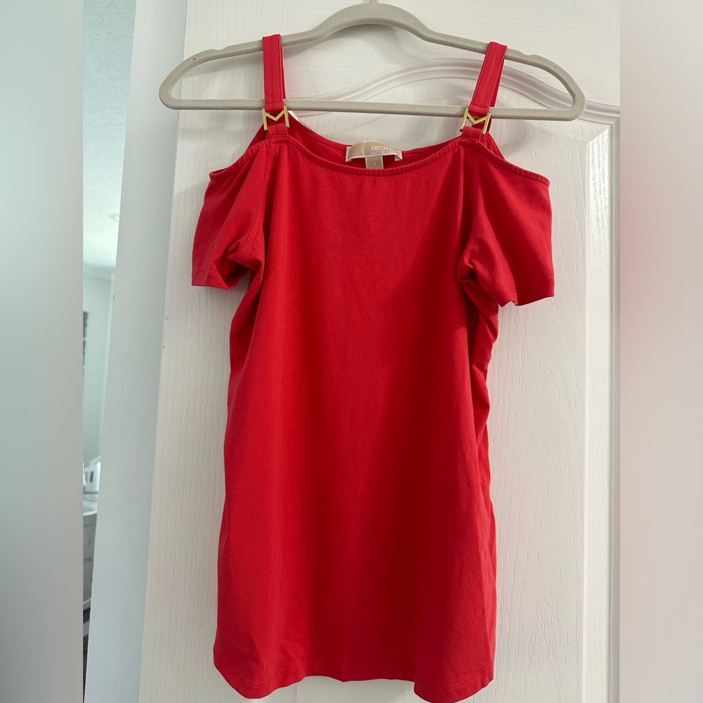 Off of the shoulder Michael Kors top
